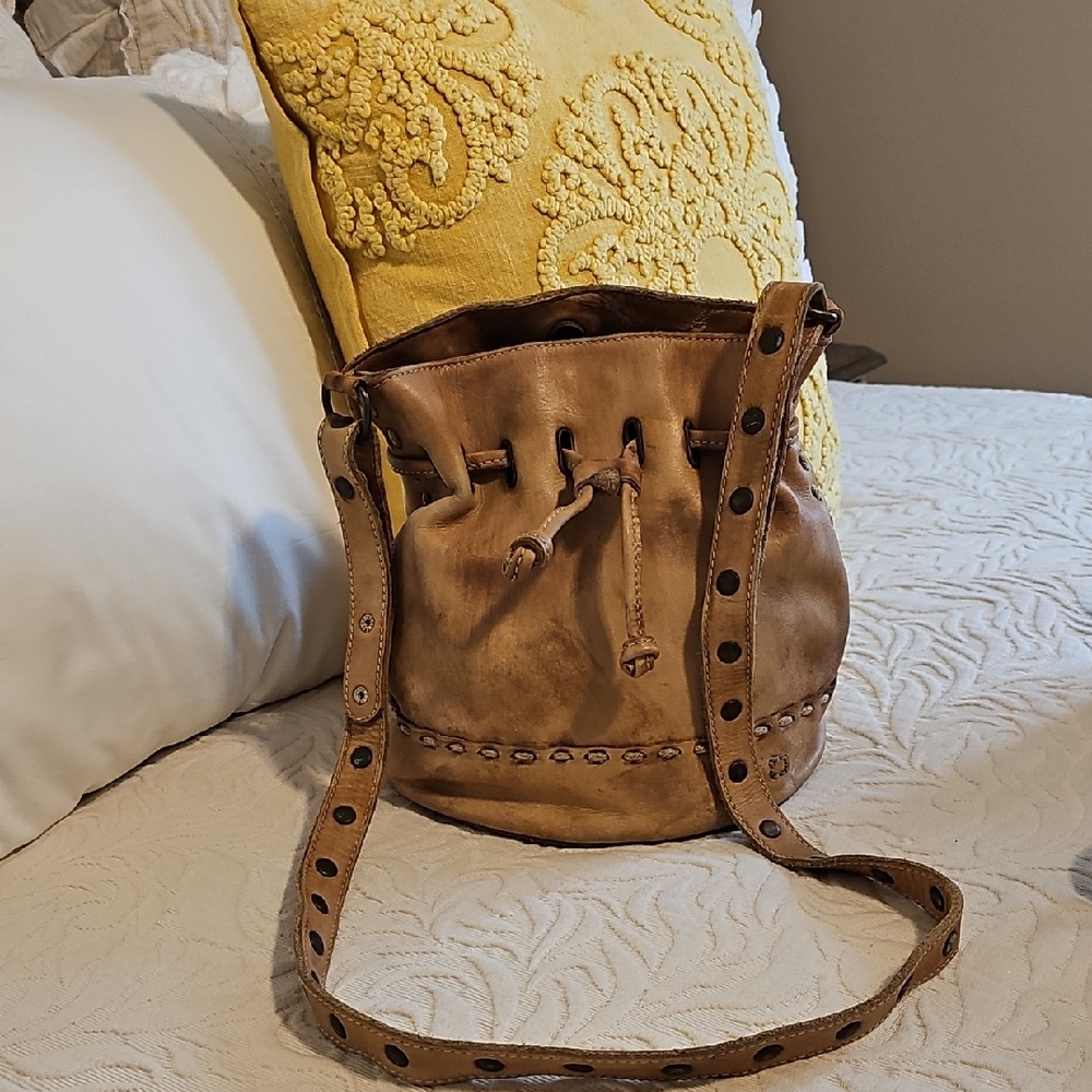 Bed Stu Leather Malibu Crossbody Bag